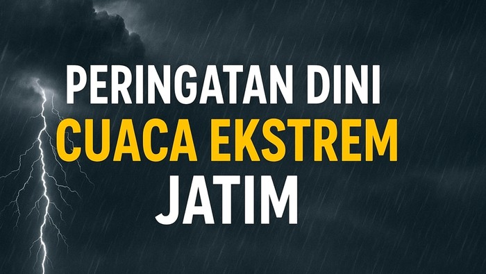 Hari Ini Diprediksi Petir, Banjir-Longsor, Daftar Wilayah Rentan di Jatim