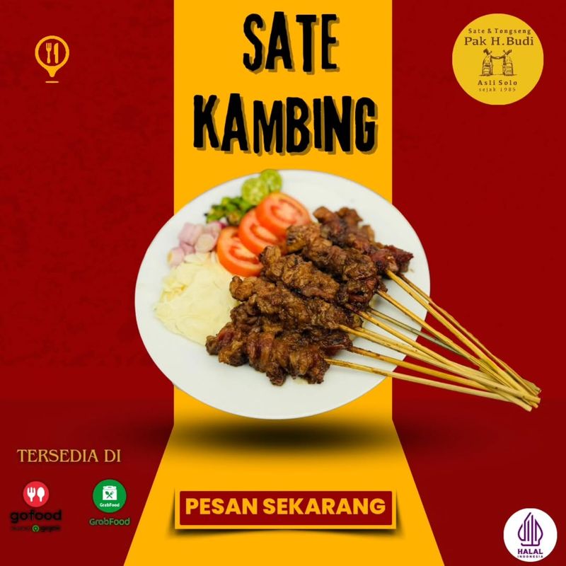 Sate Kambing legendaris di Jakarta Timur.