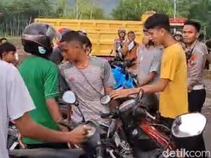 Satlantas Trenggalek Gerebek Aksi Balap Liar, 25 Kendaraan Diamankan