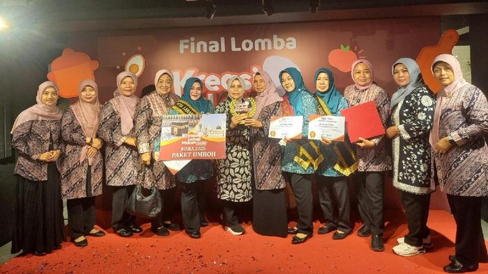 TP PKK Kabupaten Ciamis Raih Juara 1 Nasional Lomba Kreasi Lahap Makan 2025