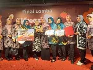 TP PKK Kabupaten Ciamis Raih Juara 1 Nasional Lomba Kreasi Lahap Makan 2025