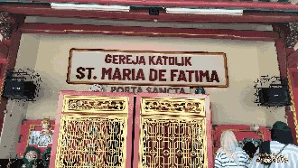 Unik, Santa Maria de Fatima, Gereja Bergaya Tionghoa di Glodok