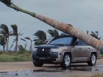 SUV BYD ini Sengaja Ditimpa Pohon Palem, Hasilnya Bikin Geleng-geleng