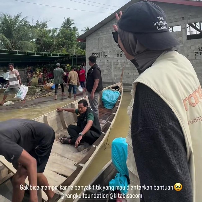 Zaskia Mecca Perlihatkan Kondisi Menyesakkan Lokasi Bencana di Sumut dan Aceh
