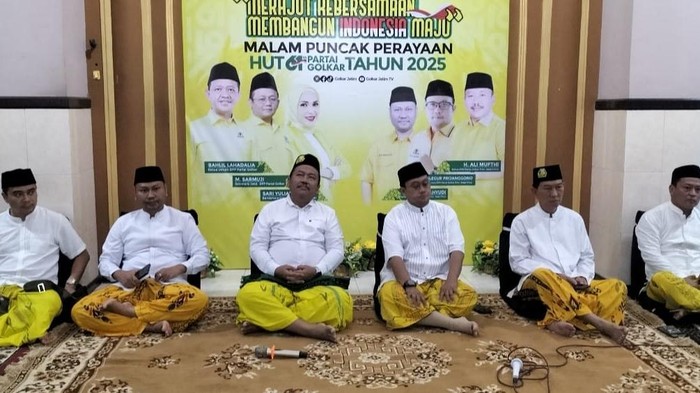 HUT ke-61, Ali Mufti Tegaskan Golkar Tetap Jadi Suara Rakyat