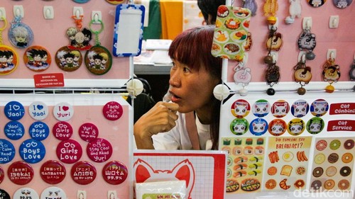 Suasana Festival Komik Shikisai 2025 di M Bloc Space, Jakarta, Sabtu (6/12/2025).