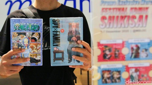 Suasana Festival Komik Shikisai 2025 di M Bloc Space, Jakarta, Sabtu (6/12/2025).