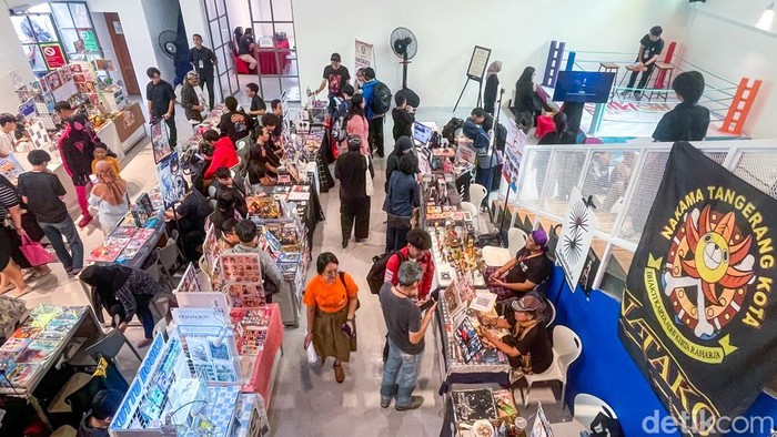 Suasana Festival Komik Shikisai 2025 di M Bloc Space, Jakarta, Sabtu (6/12/2025).