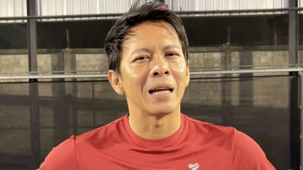 Ariel NOAH Fun Main Padel Duet Bareng Wulan Guritno, Meski Kaki Cedera