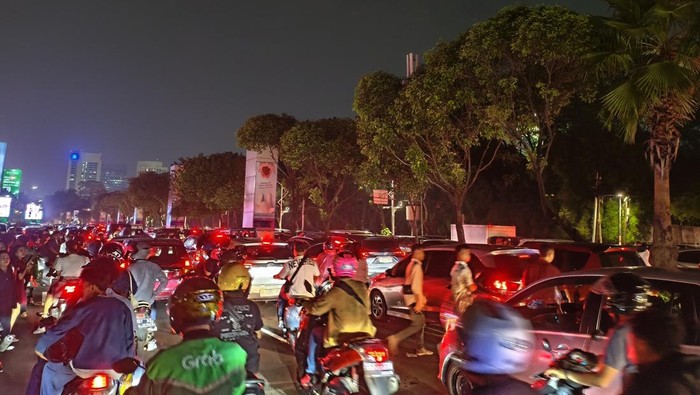 Perayaan Natal Tiberias di GBK Selesai, Lalin Sekitar Senayan Macet