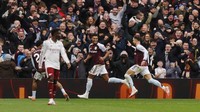 Aston Villa Unggul 1-0 dari Arsenal di Paruh Pertama