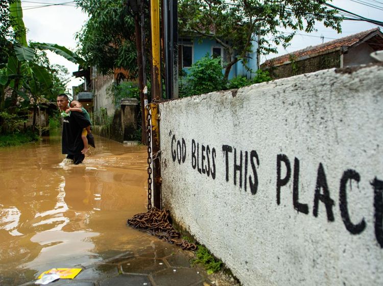 Banjir di Kabupaten Bandung Meluas