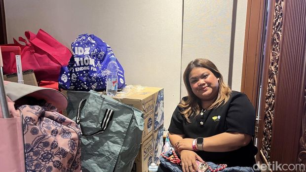 Cerita jastip di acara Jakarta X Beauty 2025 saat ditemui Wolipop, Jumat (5/12/2025). Cerita jastip di acara Jakarta X Beauty 2025 saat ditemui Wolipop, Jumat (5/12/2025).