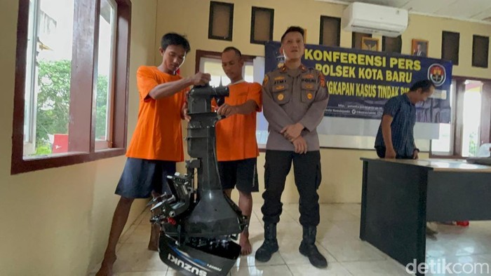 2 Pria Jambi Curi Mesin Speedboat Kementerian PU gegara Kecanduan Judol