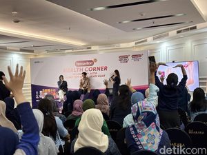 Keseruan Line Dance dan Talkshow Kesehatan Saraf Tepi di Hemaviton Health Corner