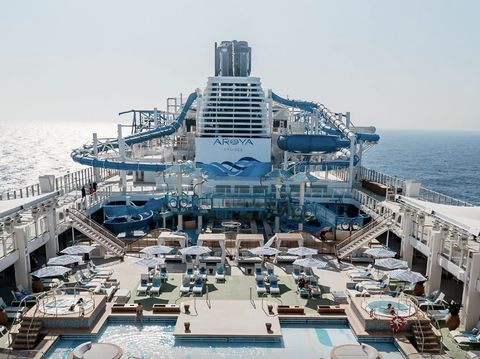 Kapal Pesiar Aroya Cruises. (Dok. Aroya Cruises)