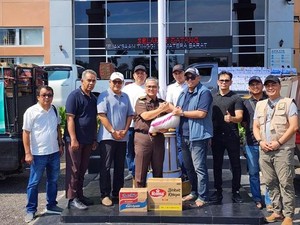 Peduli Korban Bencana Sumbar, Kejati Jambi Salurkan Bantuan Pangan
