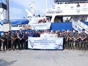 KKP Kirim 60 Ton Paket Bantuan untuk Korban Bencana Sumatera via Laut