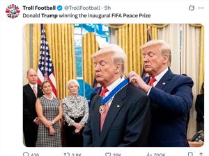 Nobatkan Donald Trump Jadi Tokoh Perdamaian, FIFA Disindir Lewat Meme