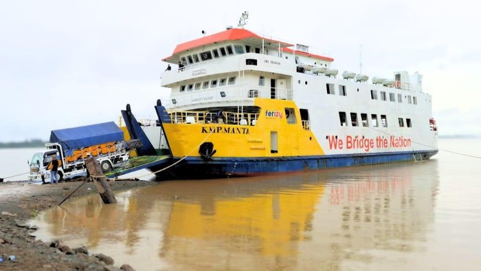 Pelabuhan Feri Sebawang Kabupaten Tana Tidung. (Oktavian Balang/detikKalimantan)
