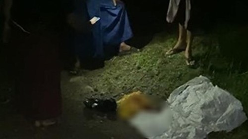 Penemuan mayat bayi tanpa kepala di Desa Penujak, Kecamatan Praya Barat, Lombok Tengah, NTB. (Tangkapan layar)