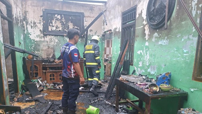2 Rumah di Banyuasin Terbakar, Diduga karena Kebocoran Tabung Gas