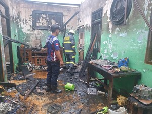 2 Rumah di Banyuasin Terbakar, Diduga karena Kebocoran Tabung Gas