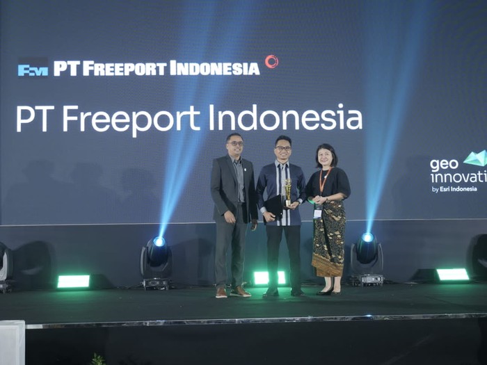 Terapkan Inovasi Geospatial, Freeport Indonesia Raih GeoInnovation Award