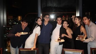 Romantis! Sandrinna Michelle Makan Bersama Kekasih dan Sahabat