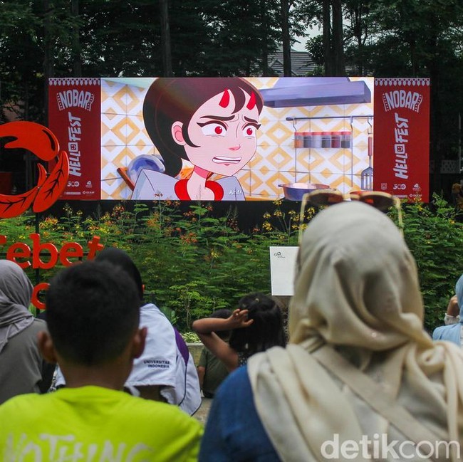 Serunya Nobar Film dan Animasi Lokal di Tebet Eco Park