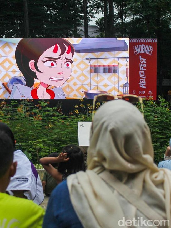 Serunya Nobar Film dan Animasi Lokal di Tebet Eco Park