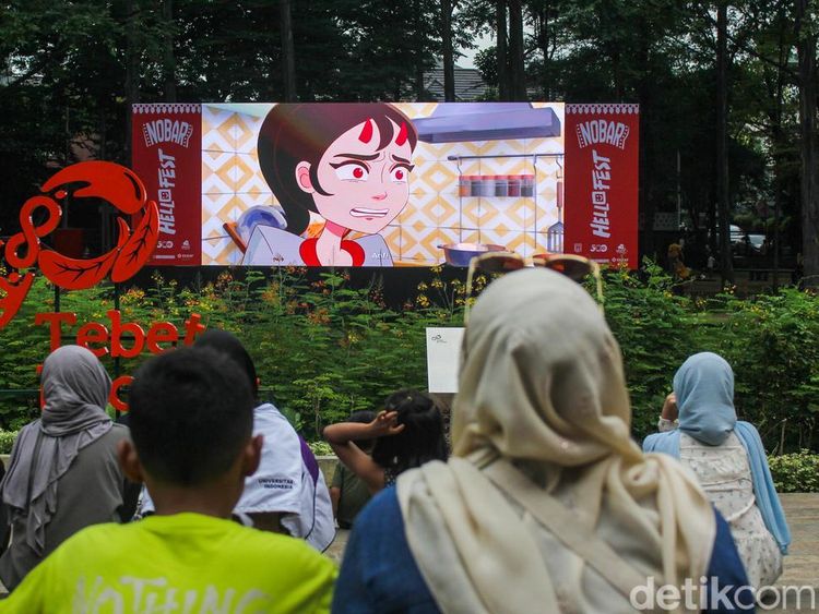 Serunya Nobar Film dan Animasi Lokal di Tebet Eco Park