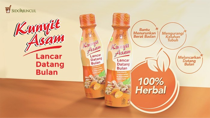 Sido Muncul Kunyit Asam Lancar, Solusi Hadapi PMS Saat Datang Bulan