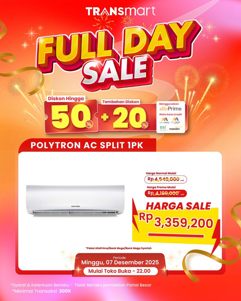 Transmart Full Day Sale 7 Desember 2025 Transmart Full Day Sale 7 Desember 2025