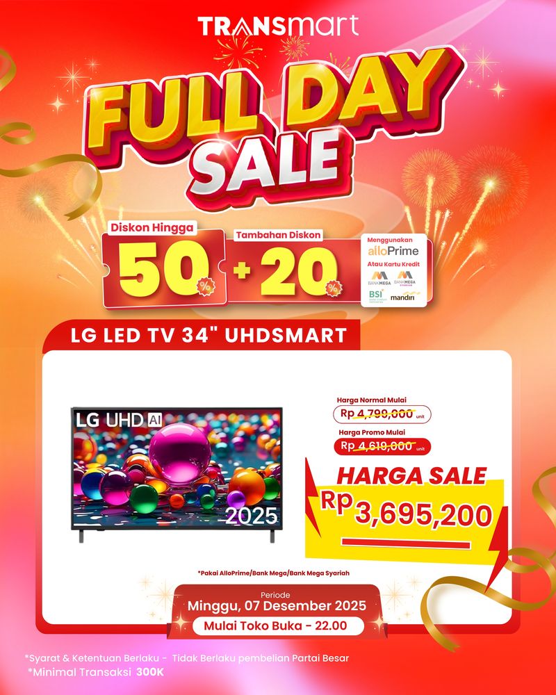 Transmart Full Day Sale 7 Desember 2025 Transmart Full Day Sale 7 Desember 2025
