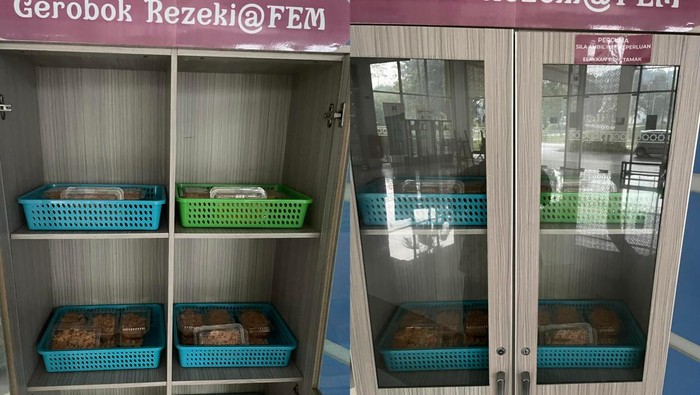 Viral! Dosen Ini Sediakan Lemari Isi Makanan Gratis untuk Mahasiswa Lapar