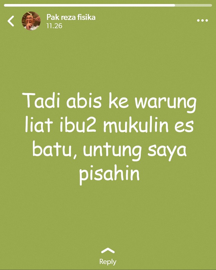 WA Status Kocak Bapak-bapak