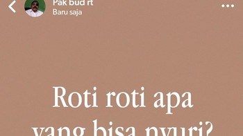 Tebak-tebakan receh khas bapak-bapak. Foto: instagram.com/@cititex.jakarta