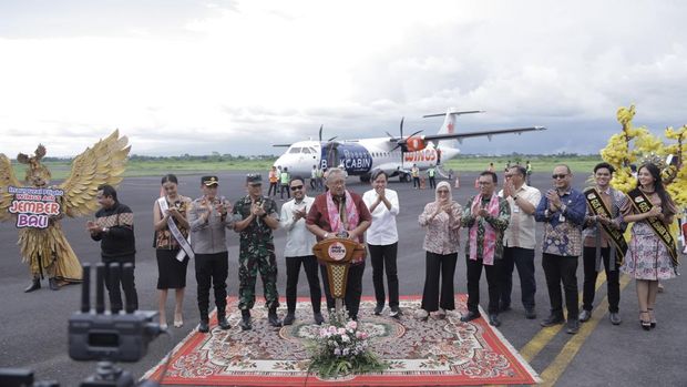 Wings Air telah membuka rute penerbangan langsung Bali (Denpasar/DPS) – Jember (JBB) melalui Bandar Udara Notohadinegoro.