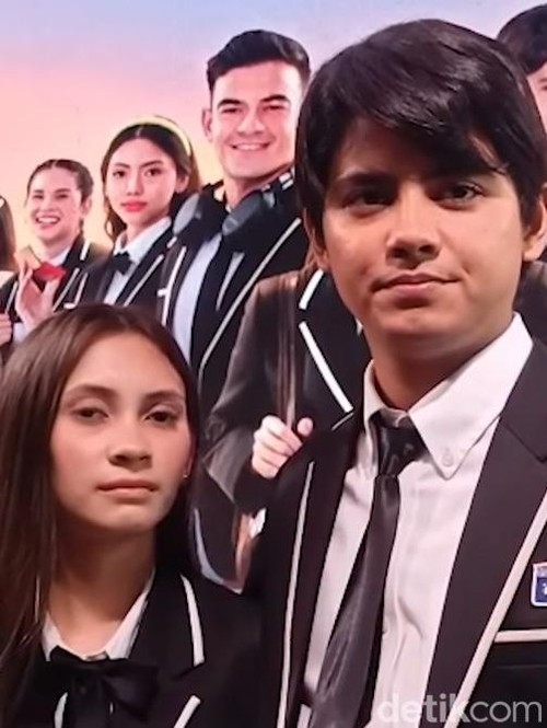 Aliando dan Richelle Skornicki ditemui di kawasan Setiabudi, Jakarta Selatan.