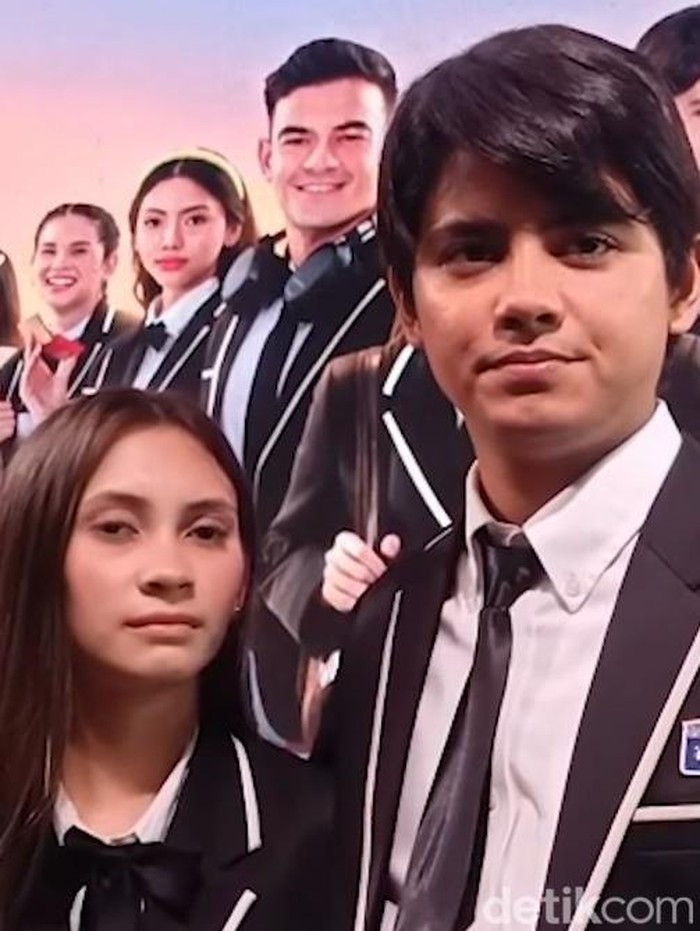 Aliando dan Richelle Skornicki ditemui di kawasan Setiabudi, Jakarta Selatan.