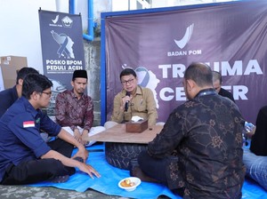 BPOM Bagikan Obat, Suplemen, hingga Buka Konsul Trauma Korban Bencana Sumatera