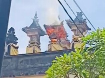 Lupa Matikan Dupa, Palinggih Warga Karangasem Hangus Terbakar