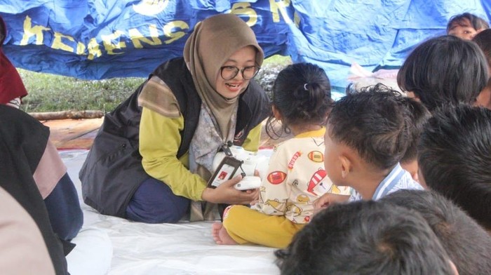 Kemensos Beri Layanan Dukungan Psikososial bagi Korban Banjir Pidie Jaya
