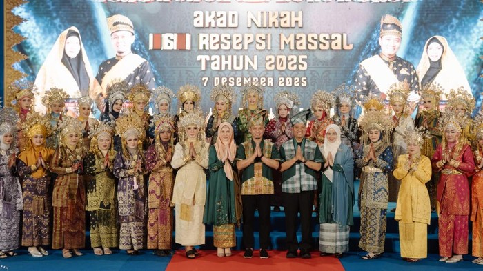 Gelar Nikah Massal Adat Melayu Terbesar, Pemkot Pekanbaru Raih Rekor MURI
