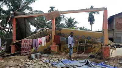 Potret SDN 2 Langkahan Rusak Parah Usai Banjir Terjang Aceh Utara