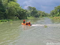 Rizal dan Rangga Tenggelam di Sungai Bodeng Tulungagung, 1 Masih Hilang