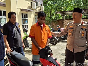Residivis Kasus Pembunuhan Diringkus karena Gelapkan Motor Rekannya