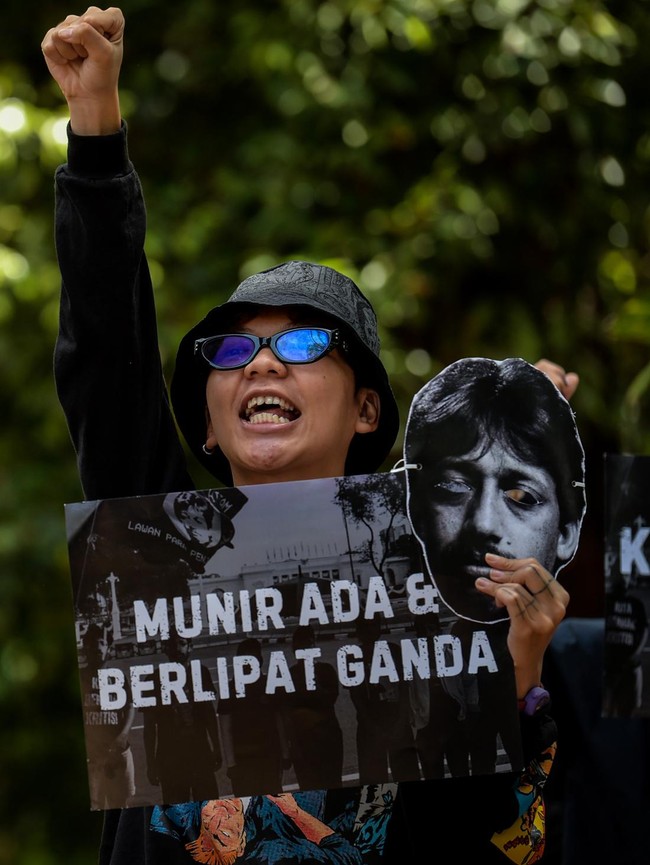 Aksi 21 Tahun Munir, Aktivis Desak Komnas HAM Tuntaskan Kasus