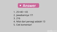 Nah, ini dia jawabannya. Sama nggak sama jawabanmu? (Foto: Aida Adha Siregar/detikHealth)